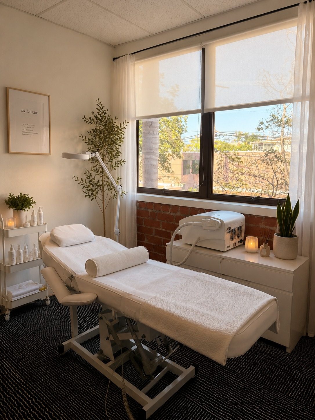 Treatment room by the window